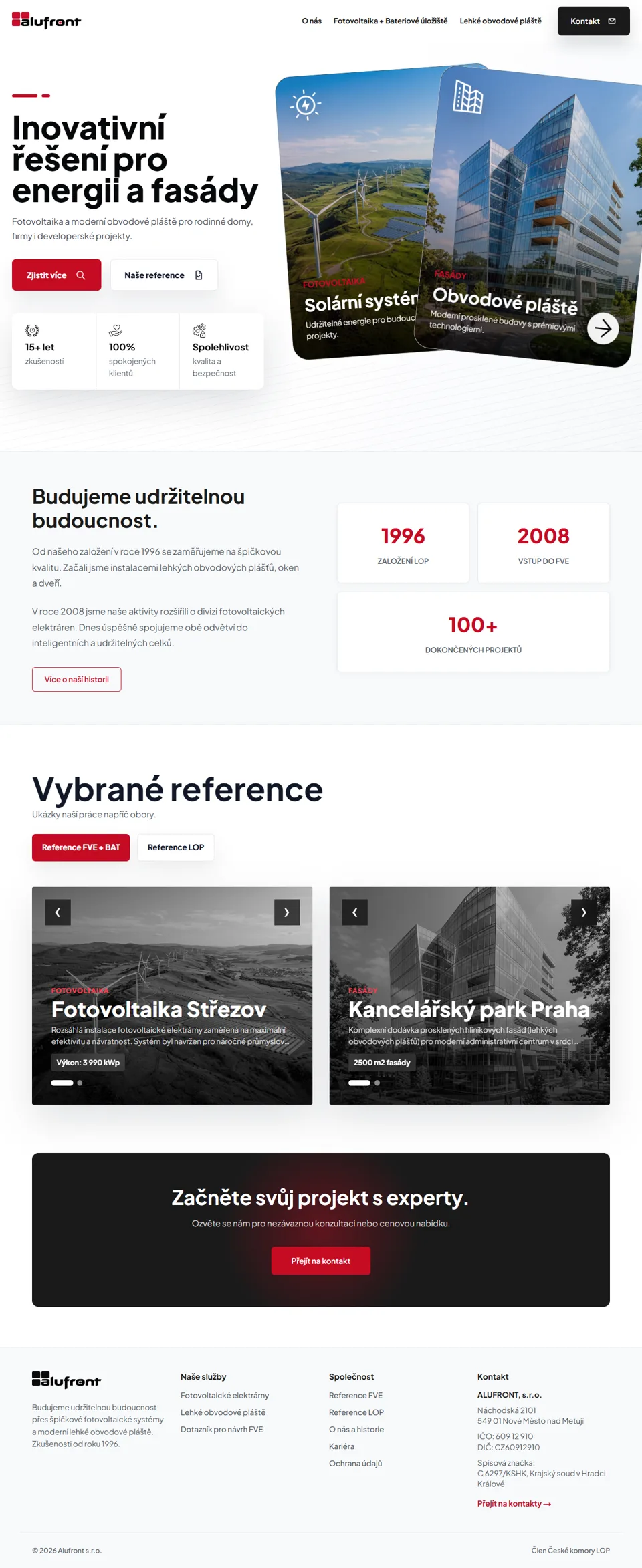 Náhled projektu Alufront