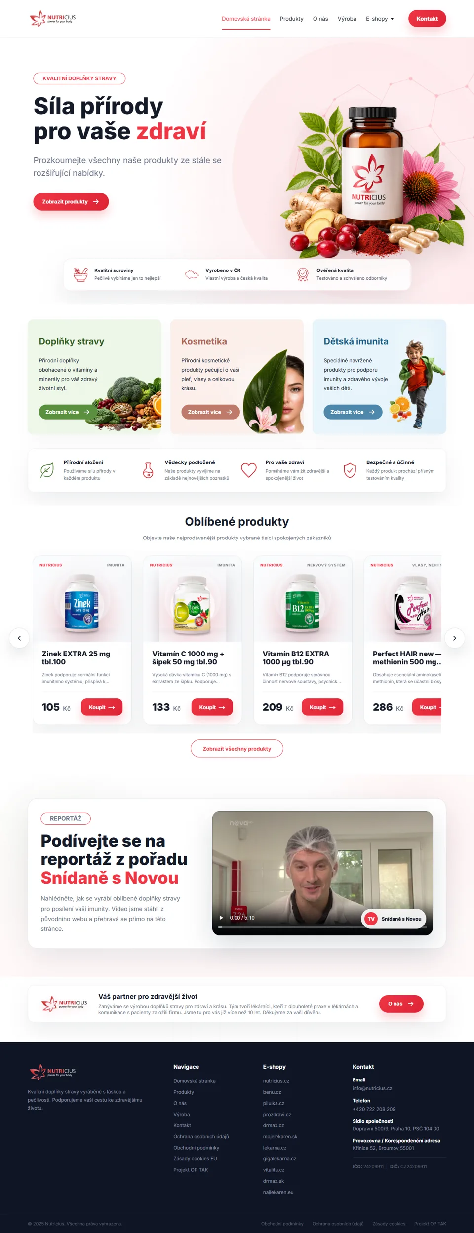 Náhled projektu Nutricius