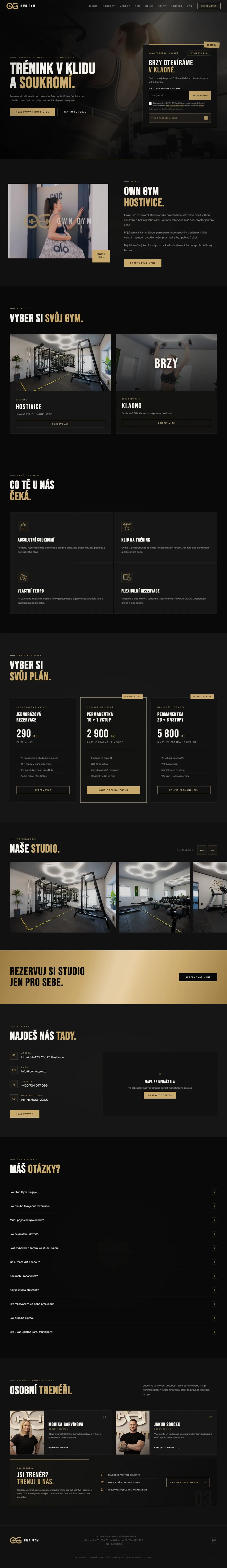 Náhled projektu Own Gym