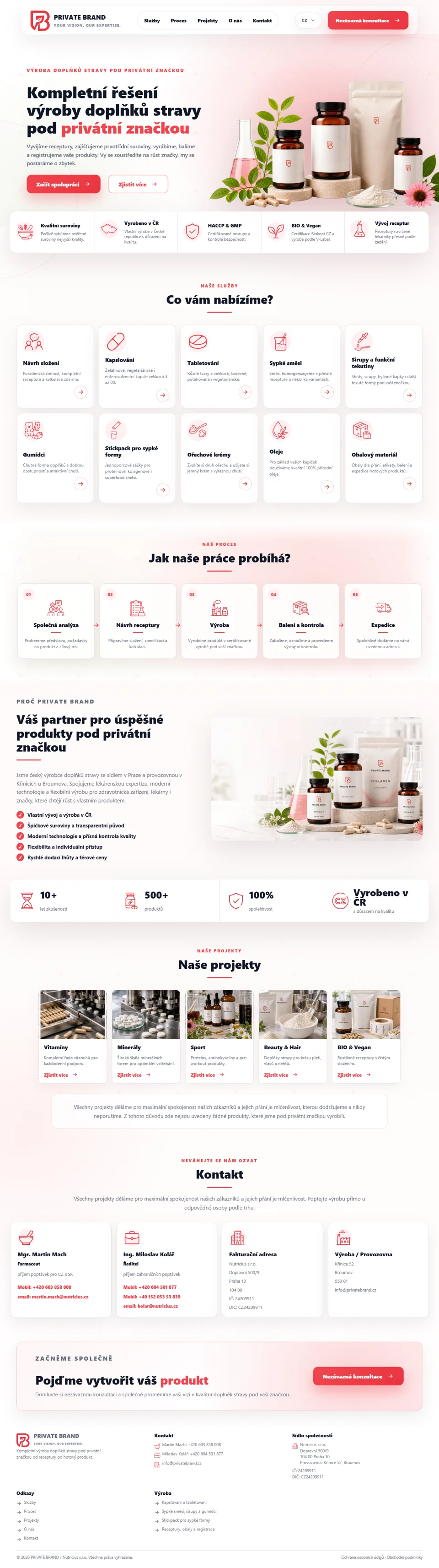Náhled projektu Private Brand